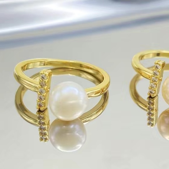 Freshwater Pearl T Ring - Picture 4 of 5